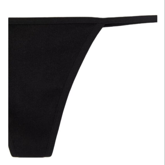 ZARA SEAMLESS THONG BLACK | 1223/704 SIZE M-L - Picture 3 of 3
